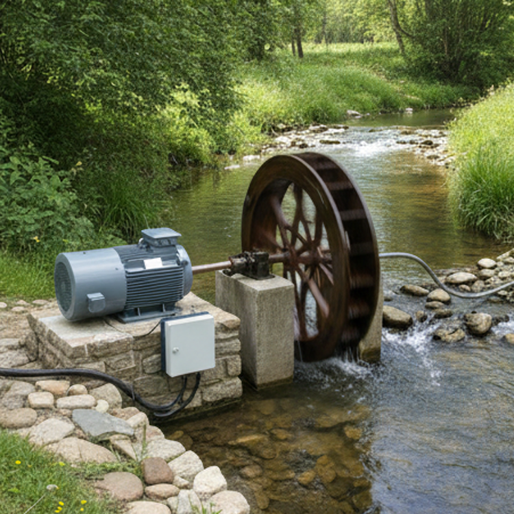 25kw 500rpm AC220V Hydro Generator Pmg Permanent Magnet Generator with Inverter