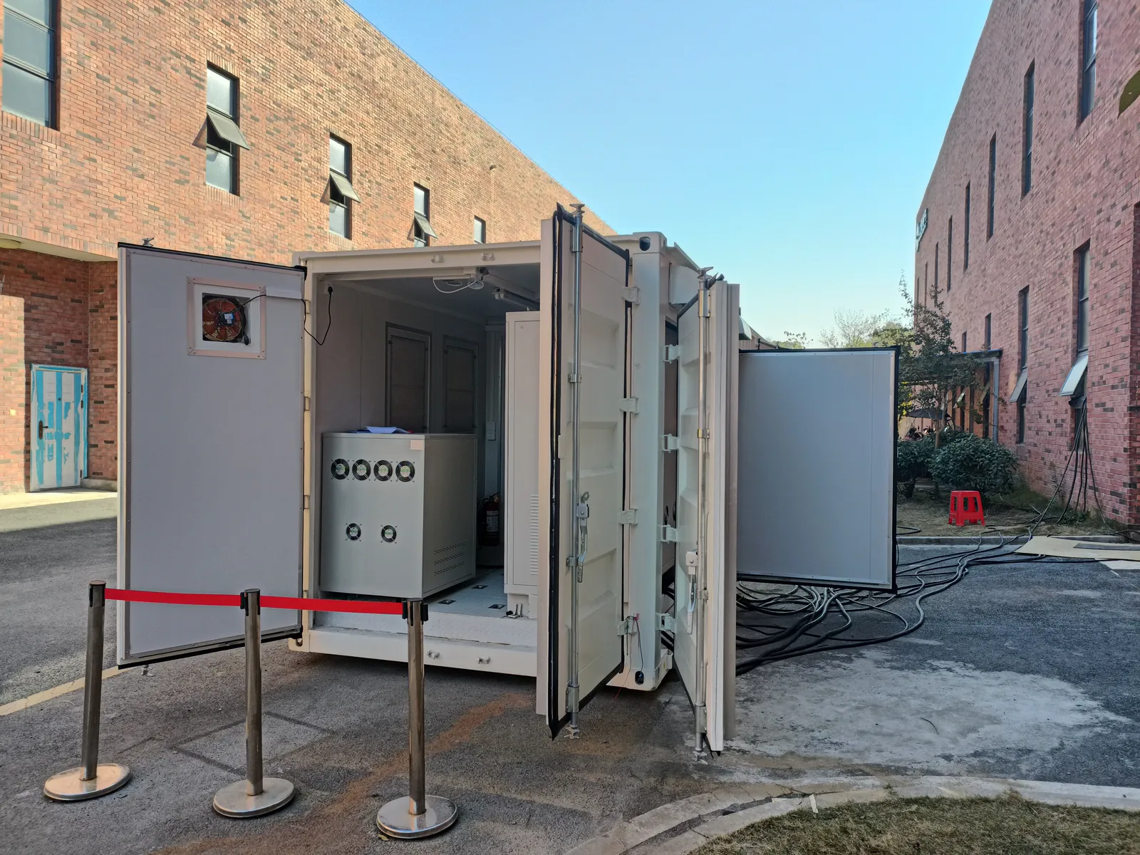 500 kW PCS cabinet installed at a zinc smelter in Zibo
