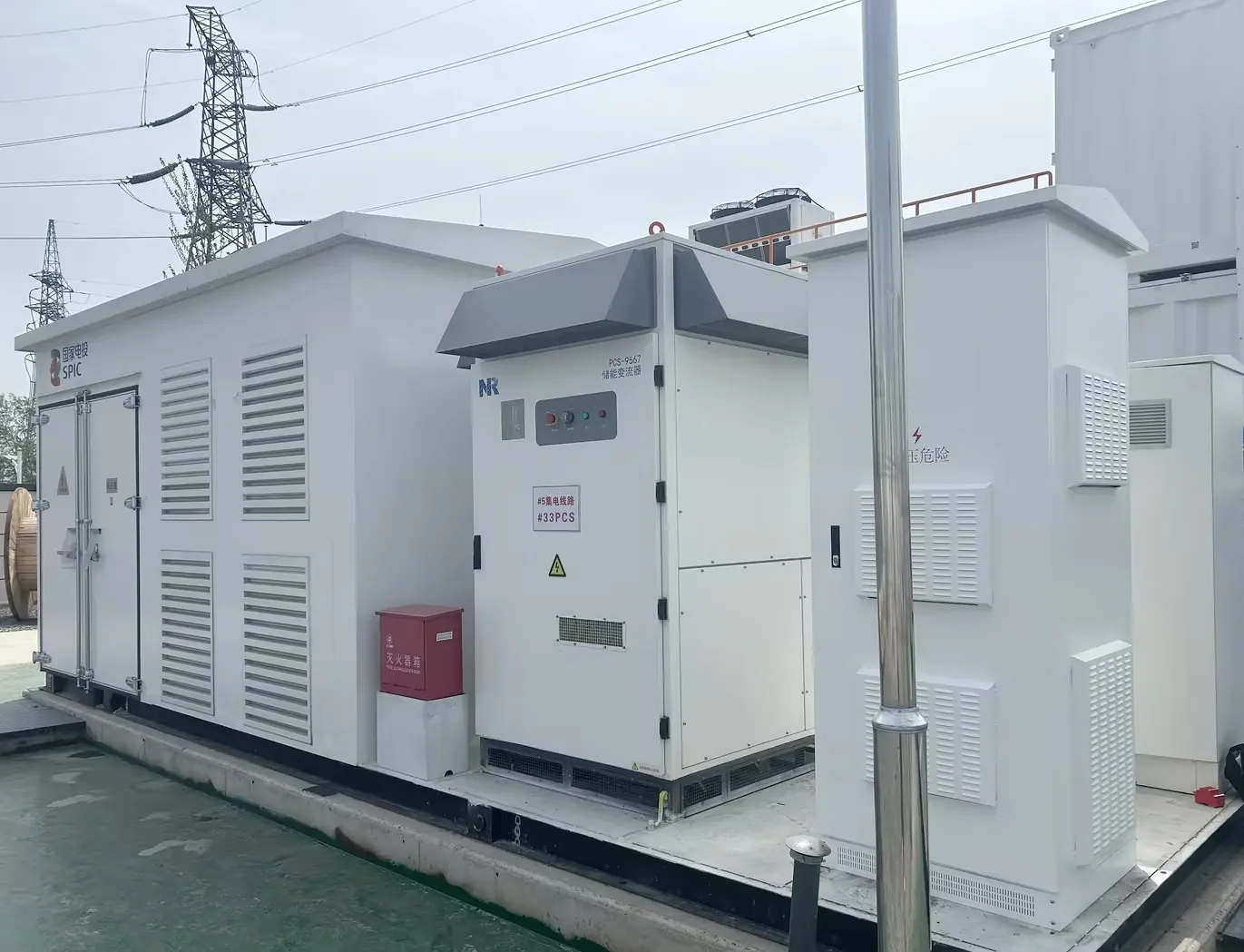 100 MW energy storage power station in Heze, Shandong — Deming PCS cabinets